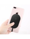 Buy Baseus Microfiber Wireless Charging Receiver QI Receiver with Lightning Plug Black - BSU676 - {ean13} - Home Screen Store Europe