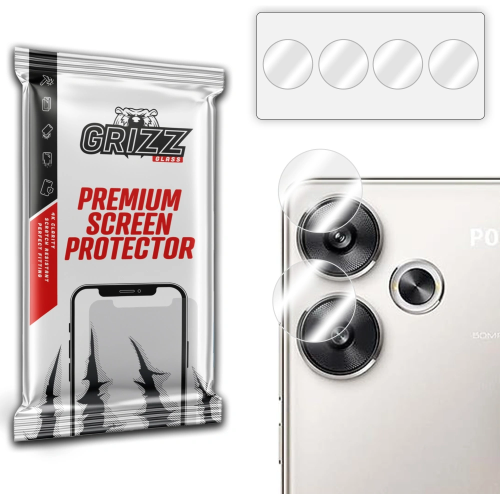 Szkło na aparat GrizzGlass HybridGlass Camera do Xiaomi POCO F6