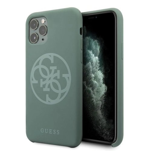 Kup Etui Guess GUHCN65LS4GKA Apple iPhone 11 Pro Max khaki tvrdý kryt silikonový 4G Tone On Tone - GUE271KHA - {ean13} - Sklep Home Screen