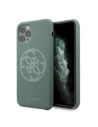 Guess Apple Case GUHCN65LS4GKA iPhone 11 Pro Max khaki Hartschalenetui Silikon 4G Tone On Tone