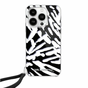 Kup Etui Karl Lagerfeld KLHCP15SHZBPKCCK Apple iPhone 15 / 14 / 13 hardcase IML Zebra Pattern & Cord černý/black - KLD2001 - {ean13} - Sklep Home Screen