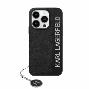 Kup Etui Karl Lagerfeld KLHCP15SPSAKDGCK Apple iPhone 15 / 14 / 13 hardcase Saffiano Rhinestones & Charm černý/black - KLD2002 - {ean13} - Sklep Home Screen