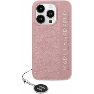 Kup Etui Karl Lagerfeld KLHCP15XPSAKDGCP Apple iPhone 15 Pro Max kemény tok Saffiano Ragyogók & Charm rózsaszín/pink - KLD2008 - {ean13} - Sklep Home Screen