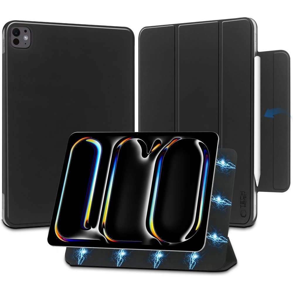 Etui Tech-Protect SmartCase Magnetic Apple iPad Pro 11" 2024 (5. generacji) Black