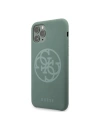 Kup Etui Guess GUHCN65LS4GKA Apple iPhone 11 Pro Max khaki hard case Silicone 4G Tone On Tone - GUE271KHA - {ean13} - Sklep Home Screen