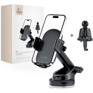 Kup Autohalterung für Lüftungsgitter / für die Windschutzscheibe / für das Armaturenbrett Tech-Protect V7 Universal Dashboard & Vent Car Mount Black - THP2825 - {ean13} - Sklep Home Screen