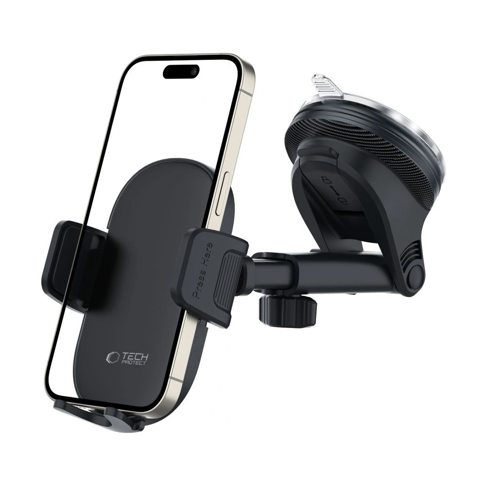 Uchwyt samochodowy do kratki / na szybę / na kokpit Tech-Protect V7 Universal Dashboard & Vent Car Mount Black