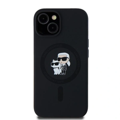 Kup Etui Karl Lagerfeld KLHMN61SCMKCRHK Apple iPhone 11 / XR hardcase silikonové Karl & Choupette MagSafe černé/black - KLD2010 - {ean13} - Sklep Home Screen