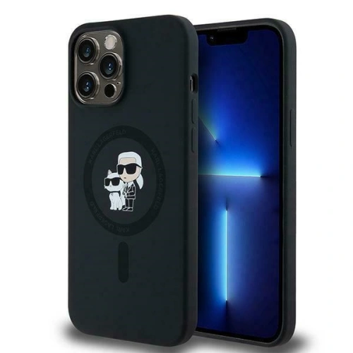 Kup Etui Karl Lagerfeld KLHMP13LSCMKCRHK Apple iPhone 13 / 13 Pro hardcase Silicone Karl & Choupette MagSafe černý/black - KLD2012 - {ean13} - Sklep Home Screen