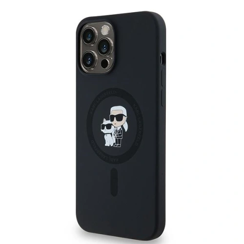 Kup Etui Karl Lagerfeld KLHMP13LSCMKCRHK Apple iPhone 13 / 13 Pro hardcase Silicone Karl & Choupette MagSafe černý/black - KLD2012 - {ean13} - Sklep Home Screen