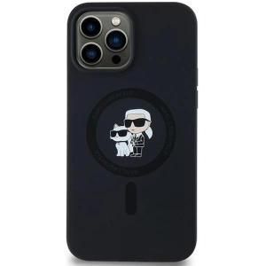 Kup Etui Karl Lagerfeld KLHMP13LSCMKCRHK Apple iPhone 13 / 13 Pro hardcase Silicone Karl & Choupette MagSafe czarny/black - KLD2012 - {ean13} - Sklep Home Screen