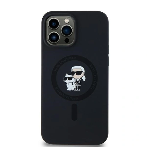 Kup Etui Karl Lagerfeld KLHMP13LSCMKCRHK Apple iPhone 13 / 13 Pro hardcase Silicone Karl & Choupette MagSafe černý/black - KLD2012 - {ean13} - Sklep Home Screen