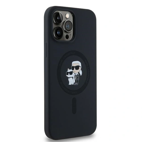 Kup Etui Karl Lagerfeld KLHMP13LSCMKCRHK Apple iPhone 13 / 13 Pro hardcase Silicone Karl & Choupette MagSafe černý/black - KLD2012 - {ean13} - Sklep Home Screen