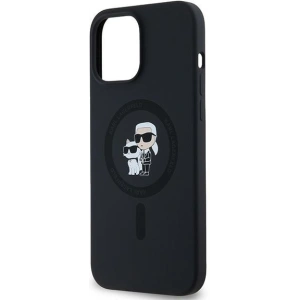 Kup Etui Karl Lagerfeld KLHMP13LSCMKCRHK Apple iPhone 13 / 13 Pro hardcase Silicone Karl & Choupette MagSafe czarny/black - KLD2012 - {ean13} - Sklep Home Screen