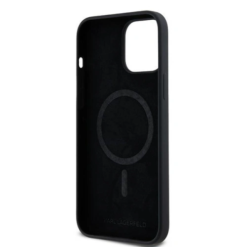 Kup Etui Karl Lagerfeld KLHMP13LSCMKCRHK Apple iPhone 13 / 13 Pro hardcase Silicone Karl & Choupette MagSafe negru/black - KLD2012 - {ean13} - Sklep Home Screen