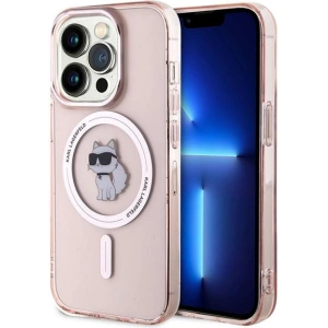 Kup Etui Karl Lagerfeld KLHMP14LHFCCNOP Apple iPhone 14 Pro hardcase IML Choupette MagSafe różowy/pink - KLD2017 - {ean13} - Sklep Home Screen