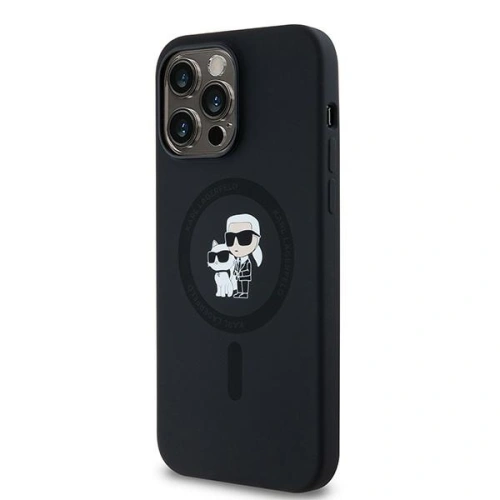 Kup Etui Karl Lagerfeld KLHMP14LSCMKCRHK Apple iPhone 14 Pro hardcase Silicone Karl & Choupette MagSafe černý/black - KLD2018 - {ean13} - Sklep Home Screen