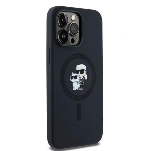 Kup Etui Karl Lagerfeld KLHMP14LSCMKCRHK Apple iPhone 14 Pro hardcase Silicone Karl & Choupette MagSafe černý/black - KLD2018 - {ean13} - Sklep Home Screen