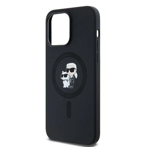 Kup Etui Karl Lagerfeld KLHMP14LSCMKCRHK Apple iPhone 14 Pro hardcase Silicone Karl & Choupette MagSafe černý/black - KLD2018 - {ean13} - Sklep Home Screen