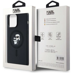 Kup Etui Karl Lagerfeld KLHMP14LSCMKCRHK Apple iPhone 14 Pro hardcase Silicone Karl & Choupette MagSafe czarny/black - KLD2018 - {ean13} - Sklep Home Screen