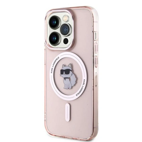 Buy Karl Lagerfeld KLHMP14XHFCCNOP Apple iPhone 14 Pro Max hardcase IML Choupette MagSafe pink - KLD2022 - {ean13} - Home Screen Store Europe