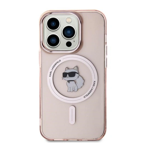 Buy Karl Lagerfeld KLHMP14XHFCCNOP Apple iPhone 14 Pro Max hardcase IML Choupette MagSafe pink - KLD2022 - {ean13} - Home Screen Store Europe