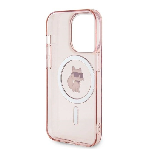 Buy Karl Lagerfeld KLHMP14XHFCCNOP Apple iPhone 14 Pro Max hardcase IML Choupette MagSafe pink - KLD2022 - {ean13} - Home Screen Store Europe