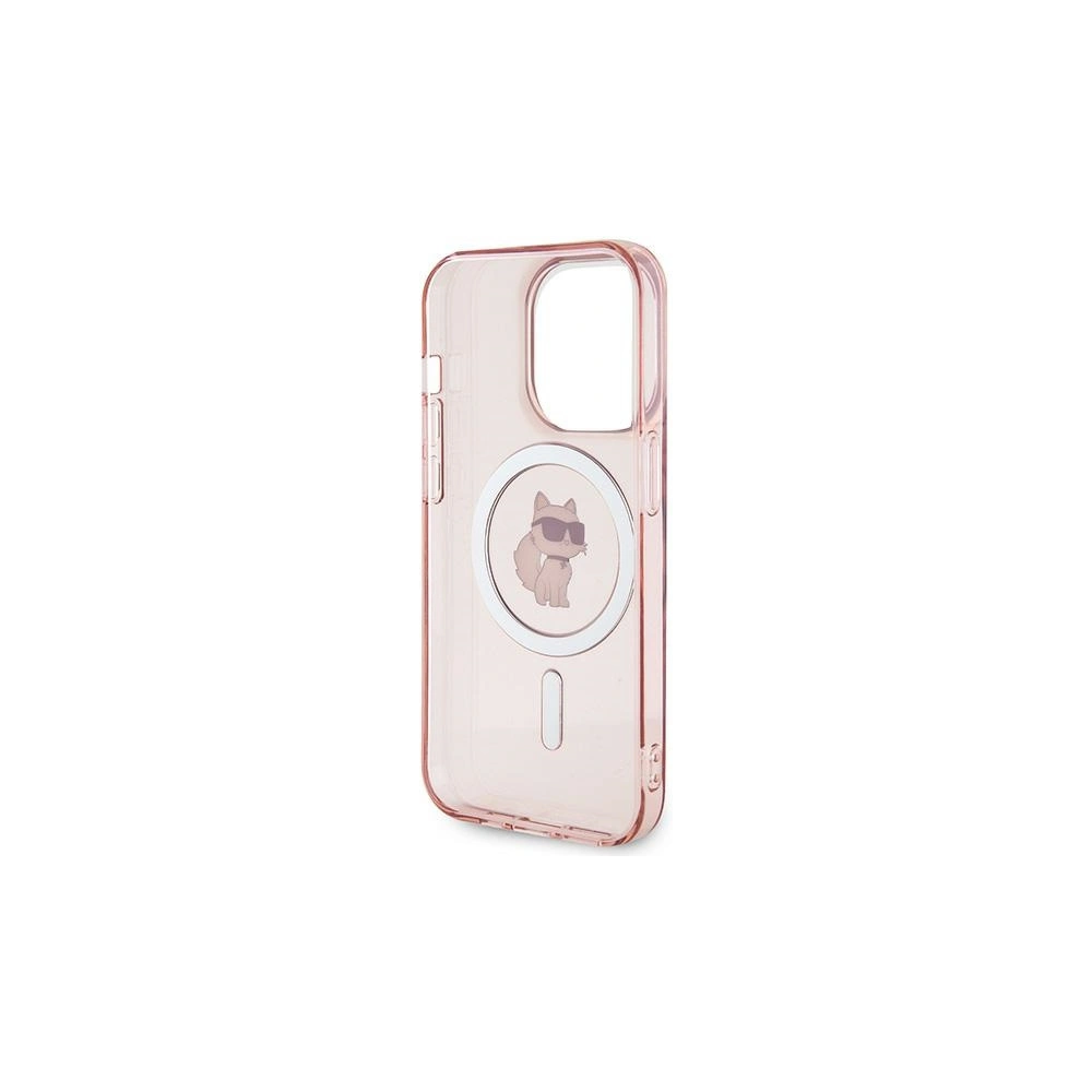 Etui Karl Lagerfeld KLHMP14XHFCCNOP Apple iPhone 14 Pro Max hardcase IML Choupette MagSafe różowy/pink
