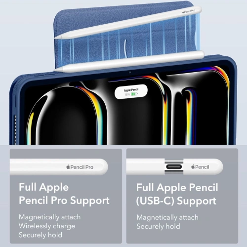 Kup Etui ESR Rebound Hybrid Apple iPad Pro 11" 2024 (5. generacji) navy blue - ESR813 - {ean13} - Sklep Home Screen