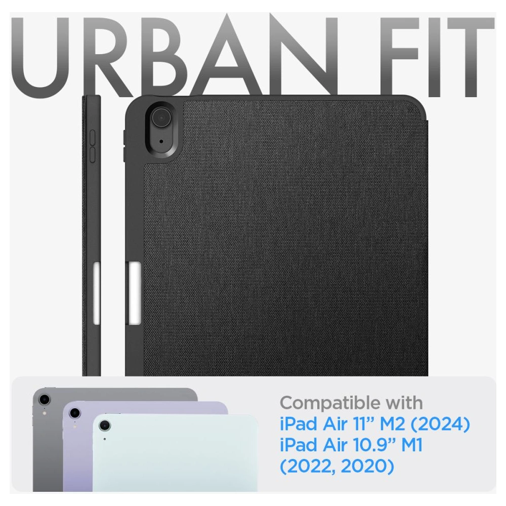 Etui Spigen Urban Fit Apple iPad Air 10.9 2020/2022 (4. i 5. generacji) / iPad Air 11 2024 (6. generacji) black
