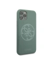 Kup Etui Guess GUHCN65LS4GKA Apple iPhone 11 Pro Max khaki hard case Silicone 4G Tone On Tone - GUE271KHA - {ean13} - Sklep Home Screen