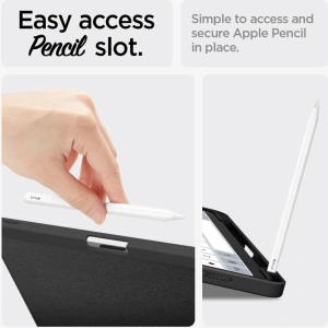Kup Etui Spigen Urban Fit Apple iPad Air 10.9 2020/2022 (4. i 5. generacji) / iPad Air 11 2024 (6. generacji) black - SPN3413 - {ean13} - Sklep Home Screen