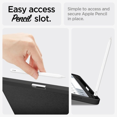 Kup Etui Spigen Urban Fit Apple iPad Air 10.9 2020/2022 (4. és 5. generáció) / iPad Air 11 2024 (6. generáció) fekete - SPN3413 - {ean13} - Sklep Home Screen