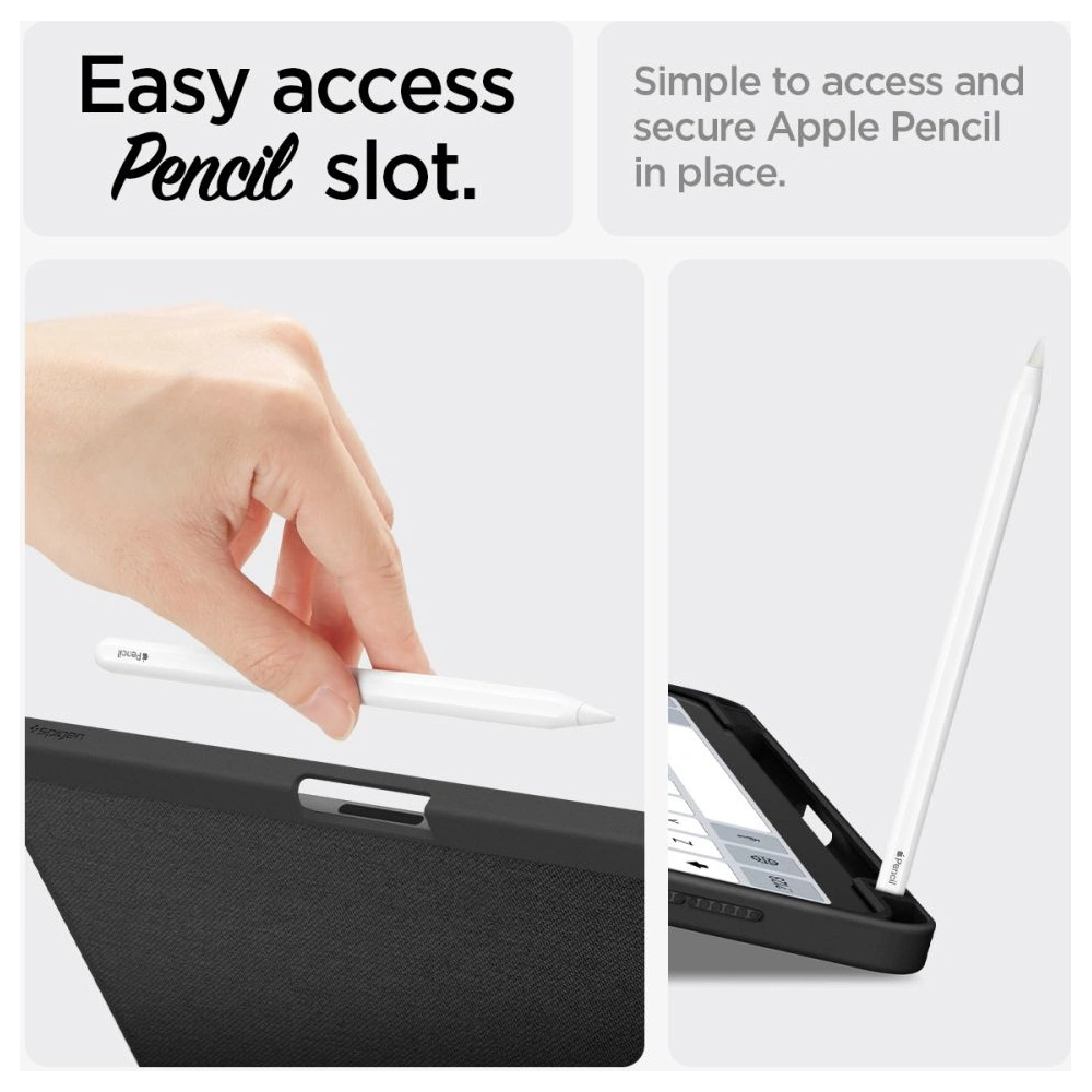 Etui Spigen Urban Fit Apple iPad Air 10.9 2020/2022 (4. i 5. generacji) / iPad Air 11 2024 (6. generacji) black