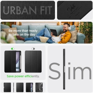 Kup Etui Spigen Urban Fit Apple iPad Air 10.9 2020/2022 (a 4-a și a 5-a generație) / iPad Air 11 2024 (a 6-a generație) negru - SPN3413 - {ean13} - Sklep Home Screen