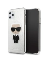 Karl Lagerfeld KLHCN65TPUTRIKSL iPhone 11 Pro Max srebrny/silver Glitter Ikonik Karl