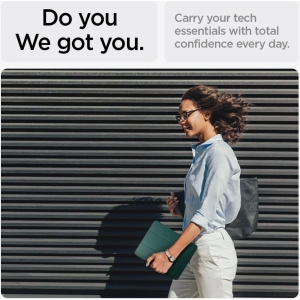 Tok Spigen Urban Fit Apple iPad Air 10.9 2020/2022 (4. és 5. generáció) / iPad Air 11 2024 (6. generáció) éjféli zöld