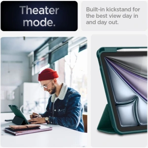 Kup Etui Spigen Urban Fit Apple iPad Air 10.9 2020/2022 (4. și 5. generație) / iPad Air 11 2024 (6. generație) verde midnight - SPN3414 - {ean13} - Sklep Home Screen