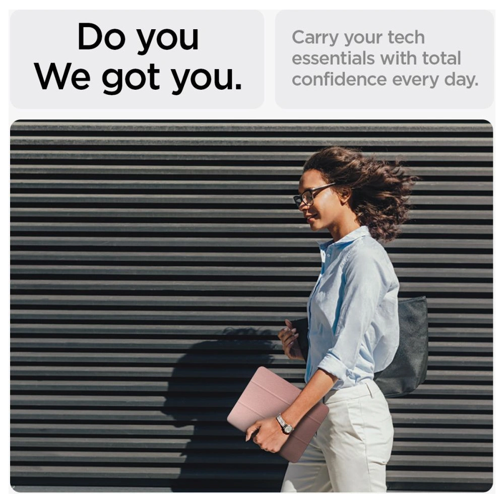 Etui Spigen Urban Fit Apple iPad Air 10.9 2020/2022 (4. i 5. generacji) / iPad Air 11 2024 (6. generacji) rose gold