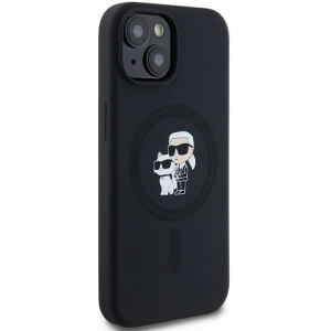 Kup Etui Karl Lagerfeld KLHMP15SSCMKCRHK Apple iPhone 15 / 14 / 13 hardcase Silicon Karl & Choupette MagSafe negru/black - KLD2029 - {ean13} - Sklep Home Screen