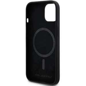 Kup Etui Karl Lagerfeld KLHMP15SSCMKCRHK Apple iPhone 15 / 14 / 13 hardcase Silicon Karl & Choupette MagSafe negru/black - KLD2029 - {ean13} - Sklep Home Screen