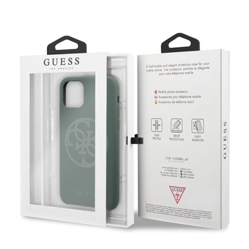 Kup Etui Guess GUHCN65LS4GKA Apple iPhone 11 Pro Max khaki tvrdý kryt silikonový 4G Tone On Tone - GUE271KHA - {ean13} - Sklep Home Screen
