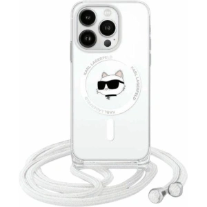 Kup Etui Karl Lagerfeld KLHMP15XHCCHNT Apple iPhone 15 Pro Max hardcase IML Choupette Head & Cord Magsafe átlátszó - KLD2030 - {ean13} - Sklep Home Screen