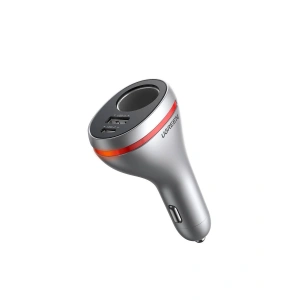 Kup [OUTLET] Ładowarka samochodowa UGREEN CD204 z gniazdem zapalniczki, USB, USB-C, 84W (szara) - OT-652 - {ean13} - Sklep Home Screen