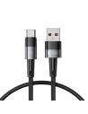 [OUTLET] Kábel Tech-Protect Ultraboost USB-A/USB-C 66W 6A 25cm Szürke