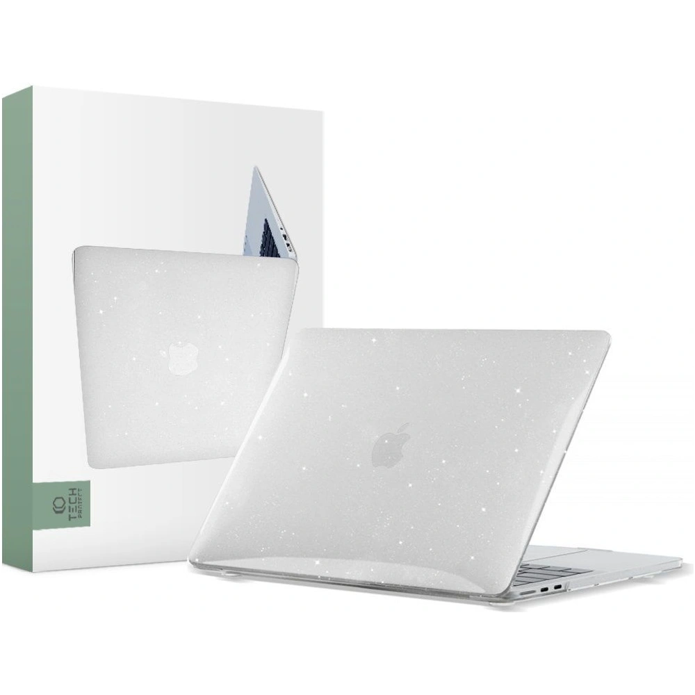 [OUTLET] Etui Tech-Protect Smartshell Apple MacBook Air 13 2022-2023 Glitter Clear