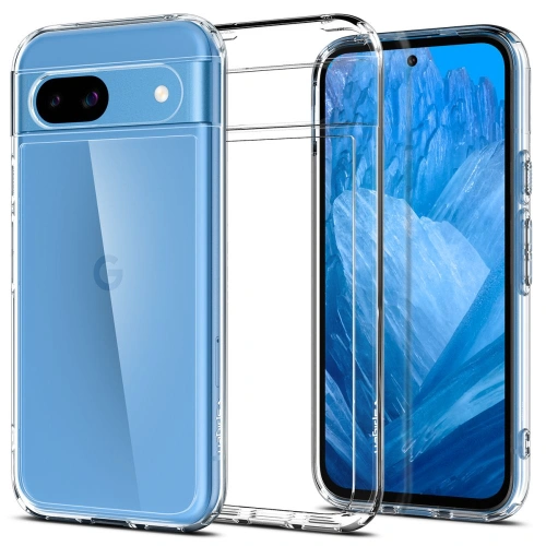 Kup [OUTLET] Pouzdro Spigen Ultra Hybrid Google Pixel 8a Crystal Clear - OT-667 - {ean13} - Sklep Home Screen