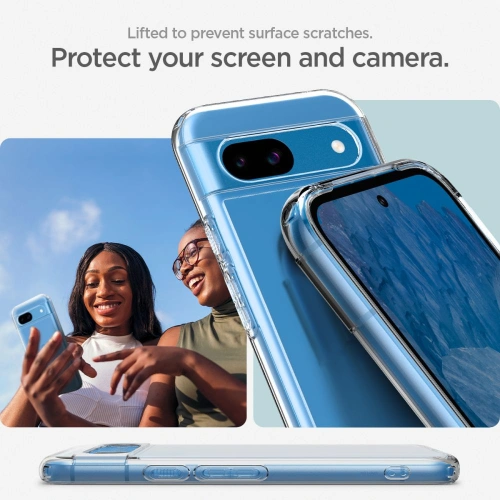 Kup [OUTLET] Case Spigen Ultra Hybrid Google Pixel 8a Crystal Clear - OT-667 - {ean13} - Sklep Home Screen
