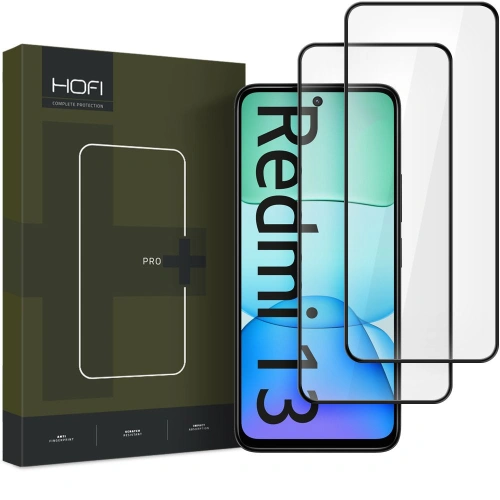 Kup Sticlă securizată Hofi Glass Pro+ Xiaomi Redmi 13 Negru [2 PACK] - HOFI504 - {ean13} - Sklep Home Screen