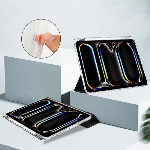 Kup Etui Tech-protect SmartCase Pen Hybrid Apple iPad Pro 13" 2024 (7. generacji) black/clear - THP2836 - {ean13} - Sklep Home Screen